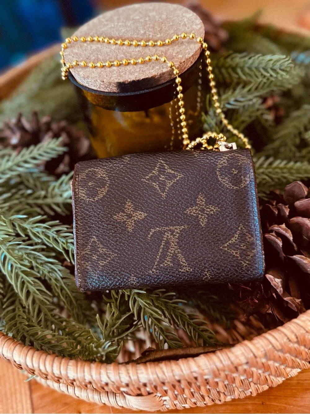 Louis Vuitton Monogram Porte Monnaie Plat Coin Purse Wallet reinvented